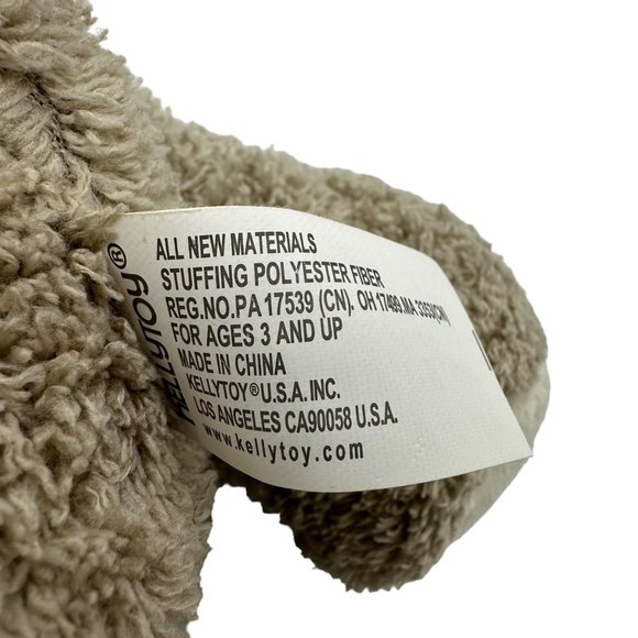 Kellytoy Monkey Be Mine Valentines Day Tan Heart Stuffed Animal Plush Toy - Picture 8 of 10